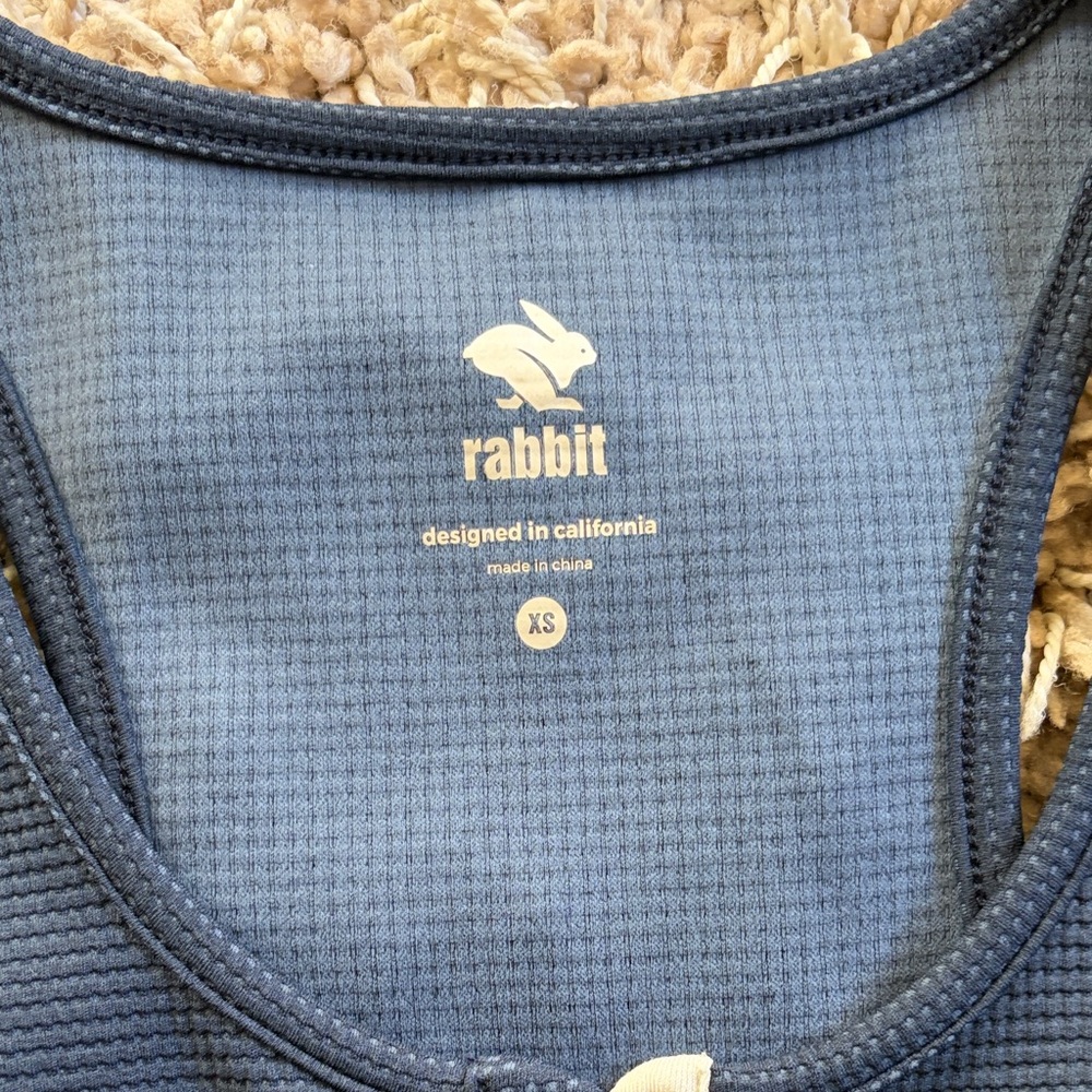 Rabbit Snap To It Women's Waffle Tank Top, Size XS - Picture 2 of 5